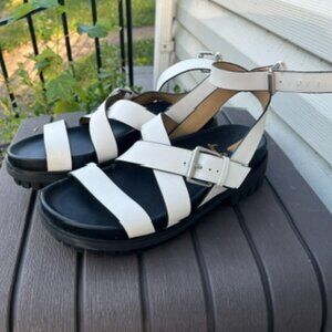 Sam Edelman white gladiator sandel Womens 7.5